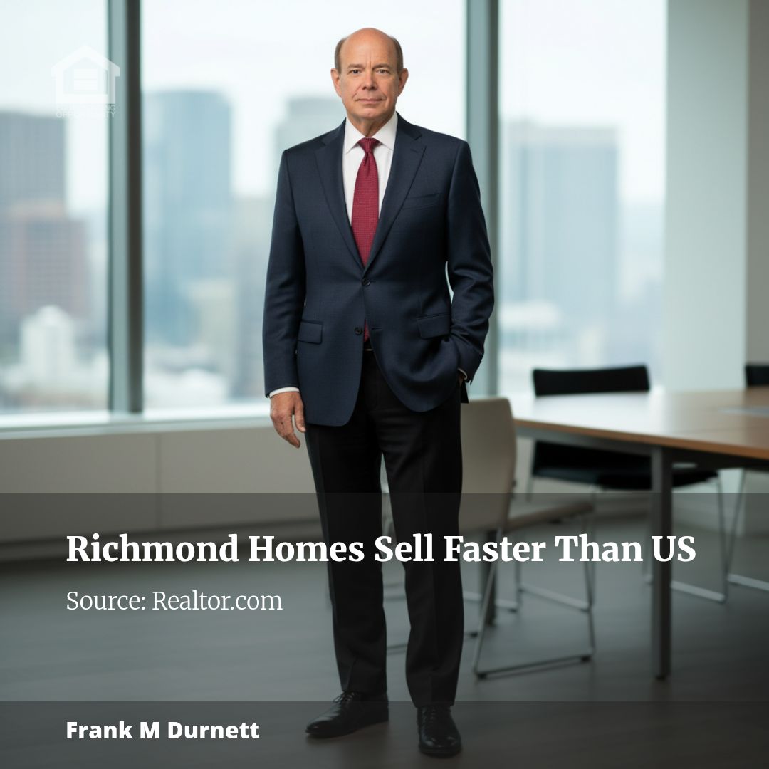 Richmond Homes Sell Faster Than the Nation Despite Rising Inventory