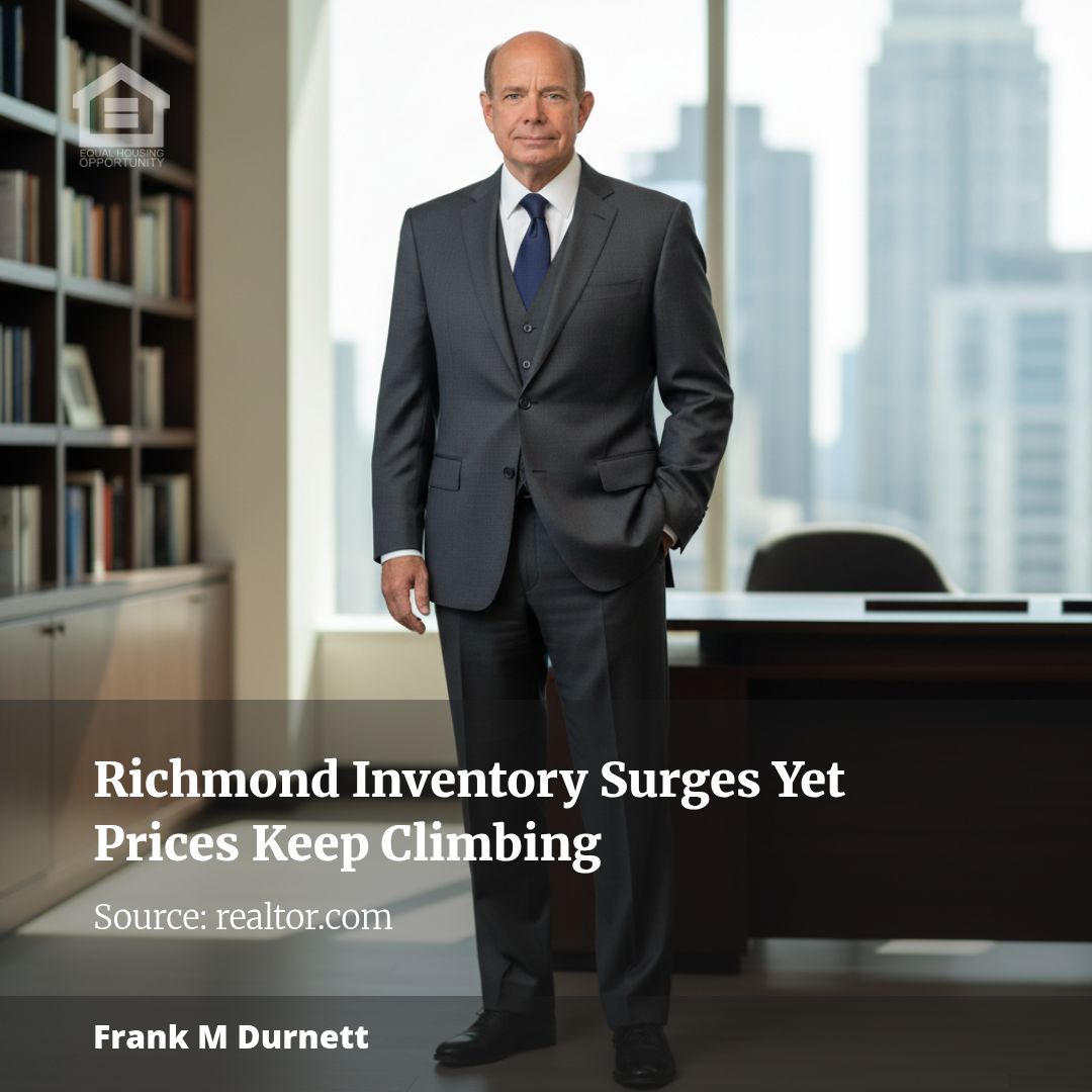 Richmond Inventory Surges Yet Prices Keep Climbing