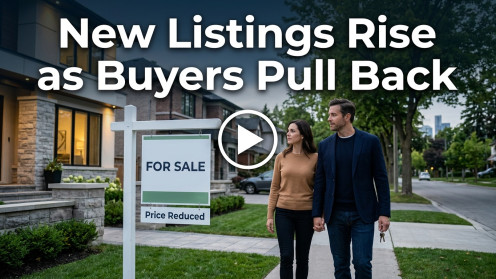 New Listings Rise as Buyers Pull Back
